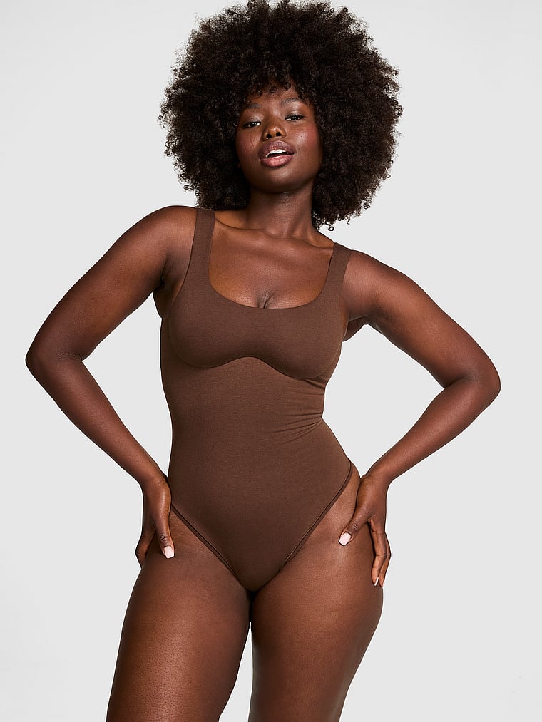 Base Cotton Scoop Bodysuit