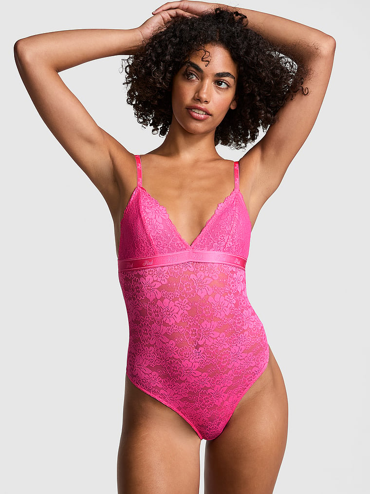 Wink Lace Triangle Unlined Bodysuit