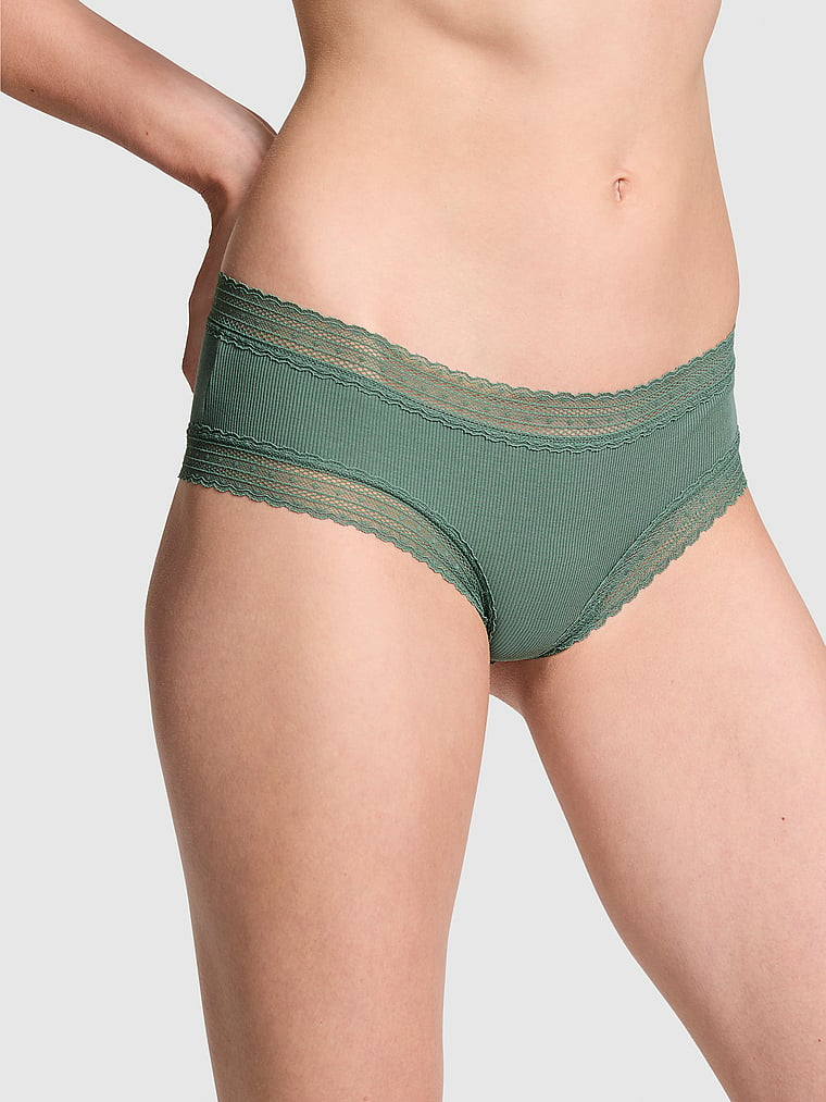 Wink Lace-Trim Cheeky Panty