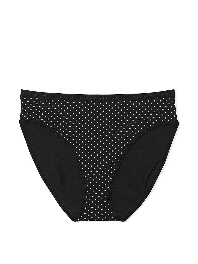 Stretch Cotton High-Leg Brief Panty