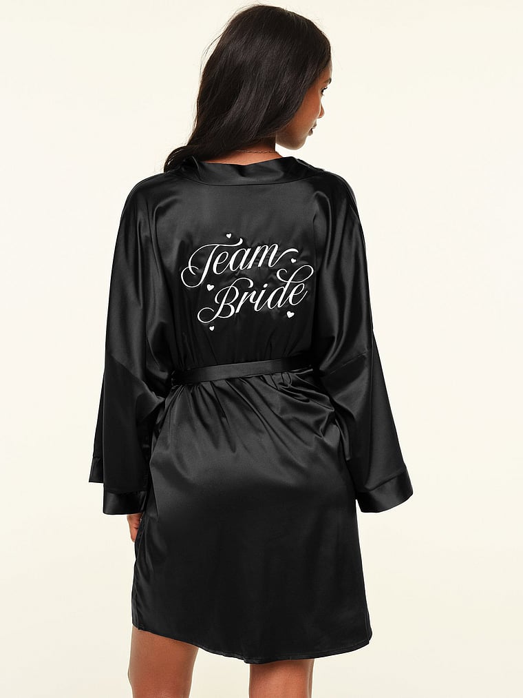 Team Bride Satin Robe