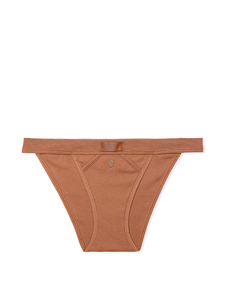 Logo Cotton Tanga Panty