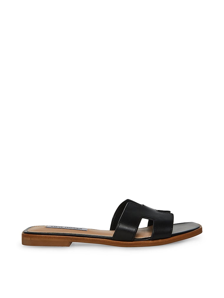 Hadyn Black Leather Sandals