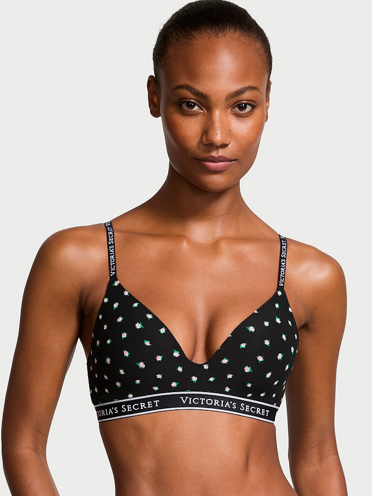 Shine Patch T-Shirt Wireless Bra