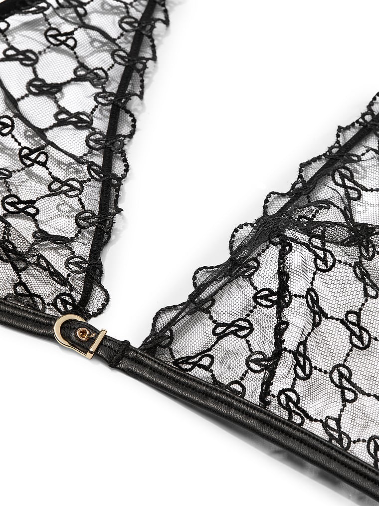 VS Logo Embroidery Triangle Bralette