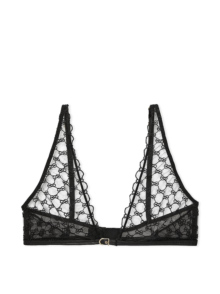 VS Logo Embroidery Triangle Bralette