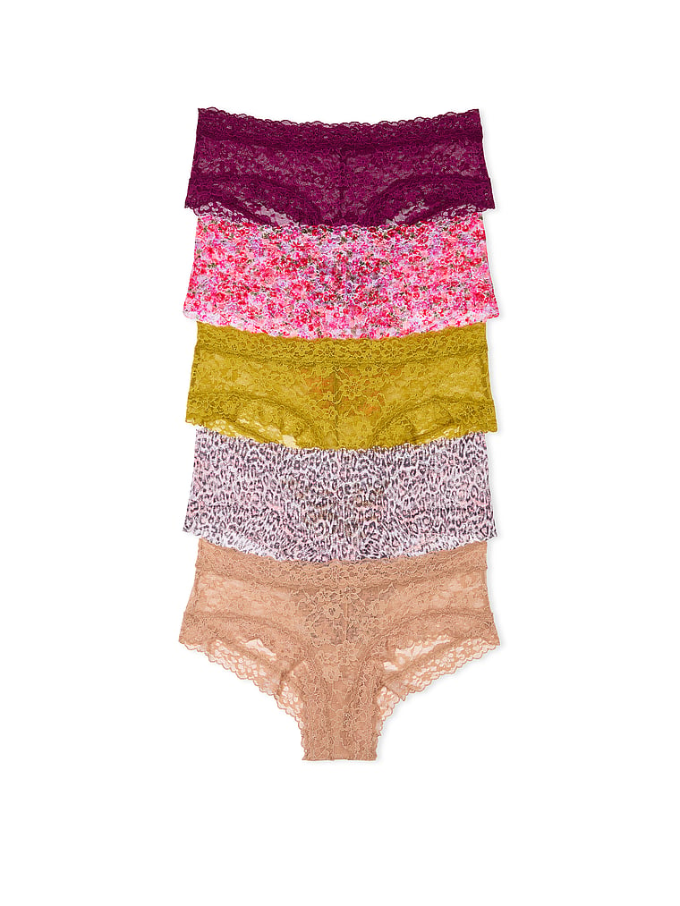 5-Pack Lace Cheeky Panties