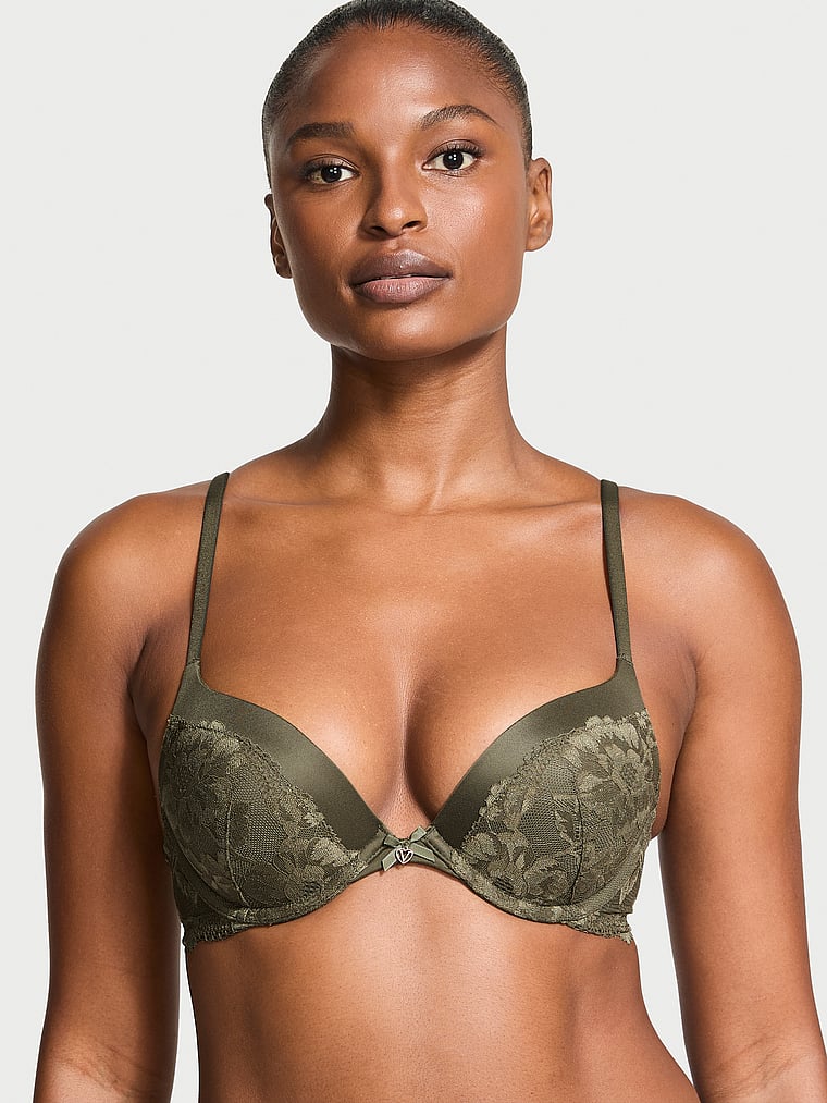 Lace Trim Push-Up Bra