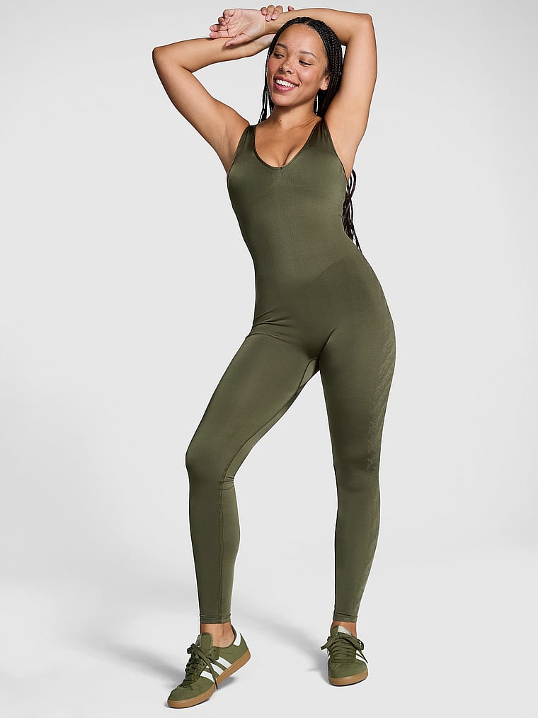 Seamless Plunge Onesie