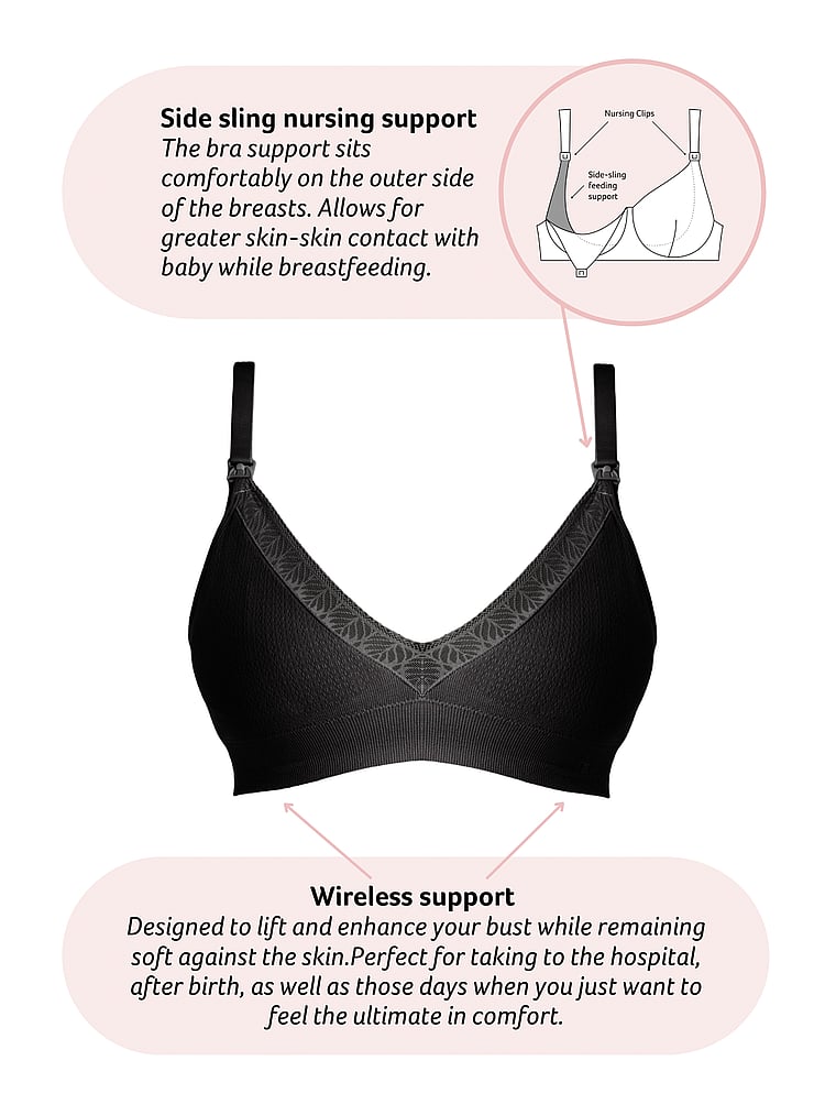 Caress Seamless Wireless Maternity Bra