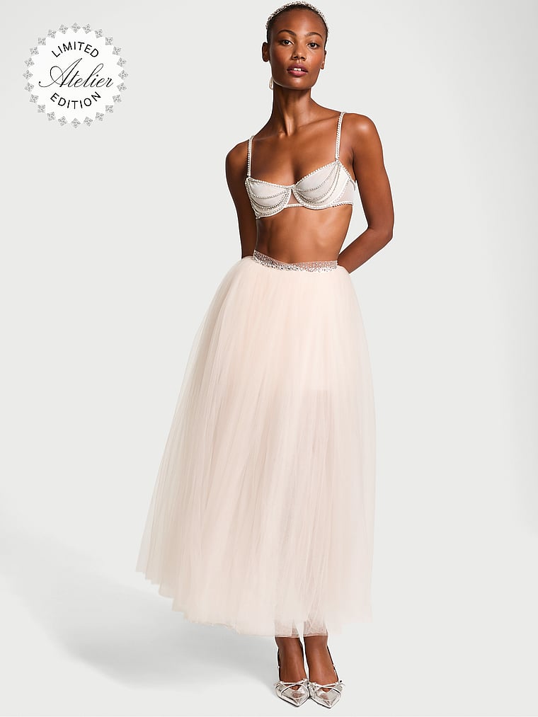 Atelier Victoria's Secret Crystal Tulle Skirt