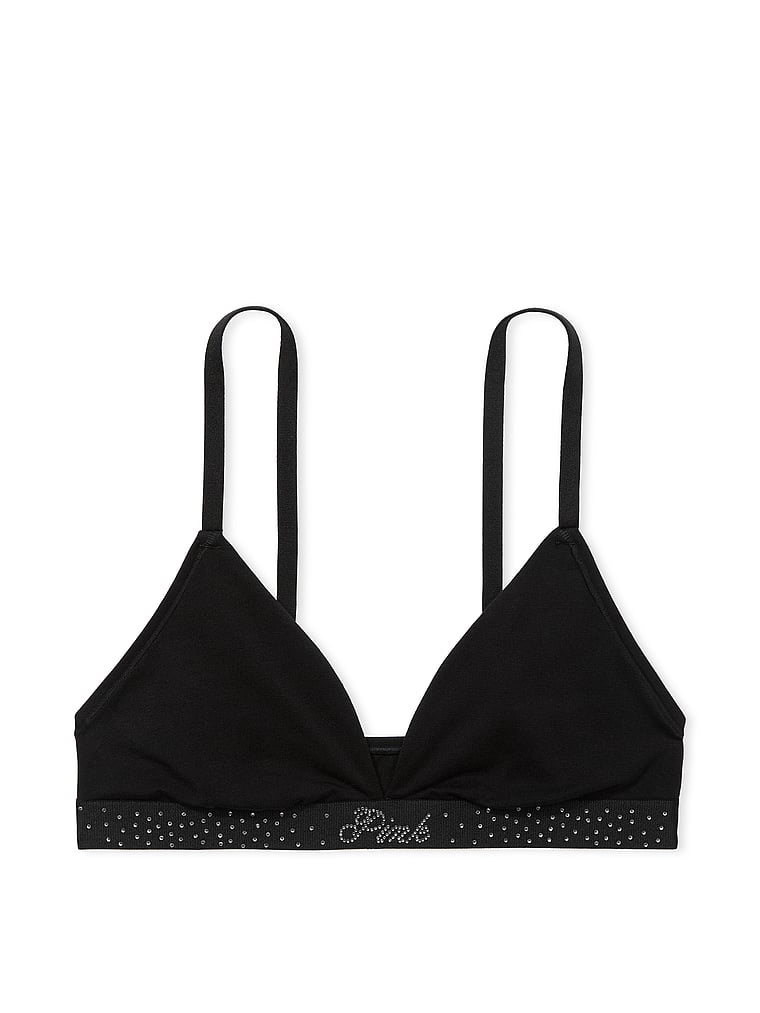 Buy Cotton Logo Triangle Bralette Order Bralettes Online 5000009971