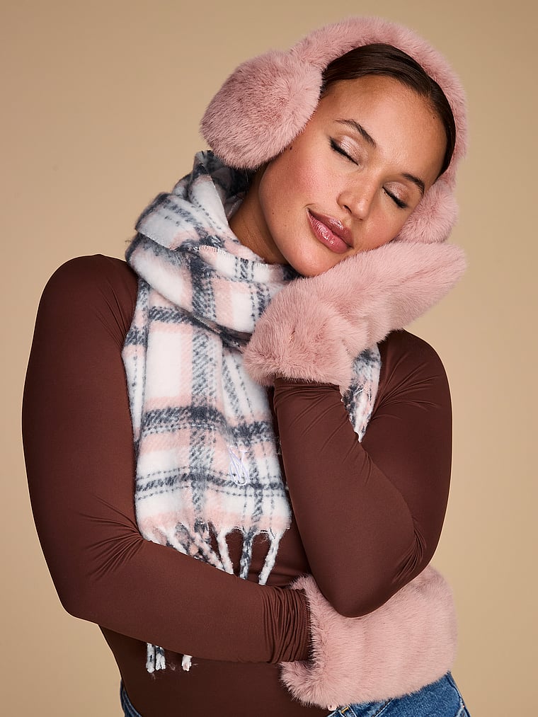 Buy Faux Fur Mittens, - Order undefined online - Victoria's Secret US