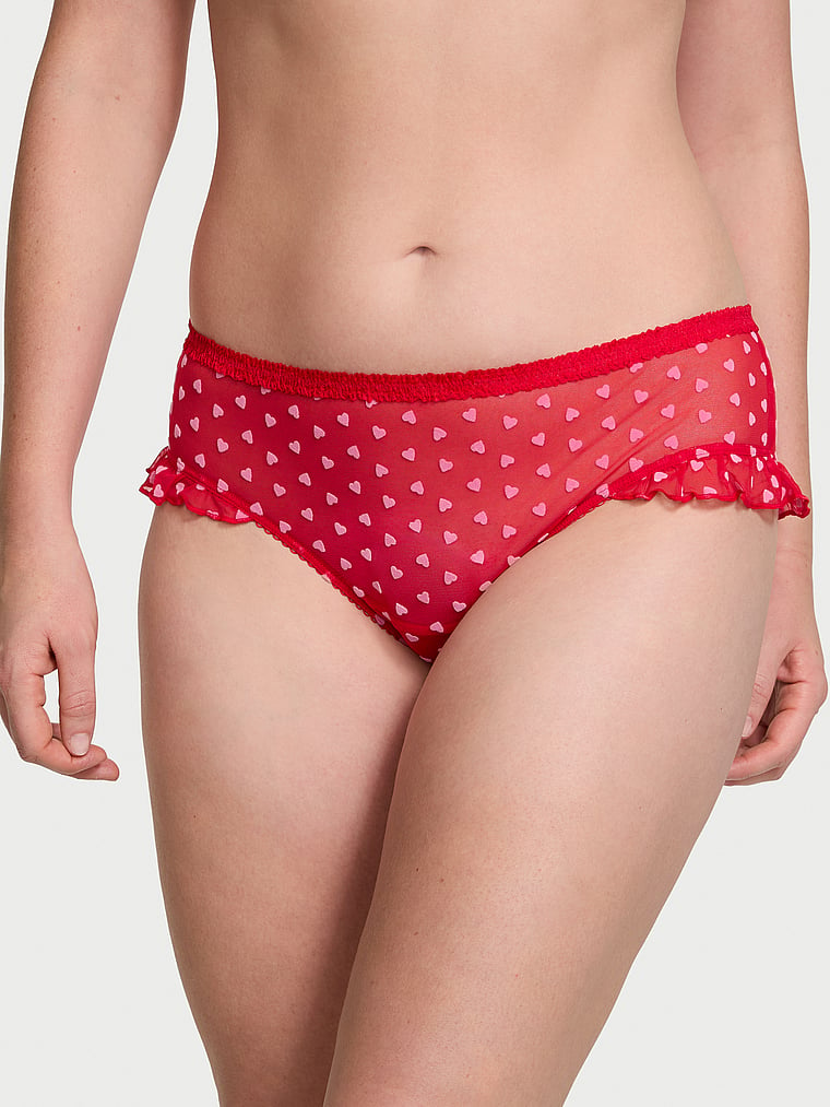 Fun & Flirty Lace-Trim Cheeky Panty