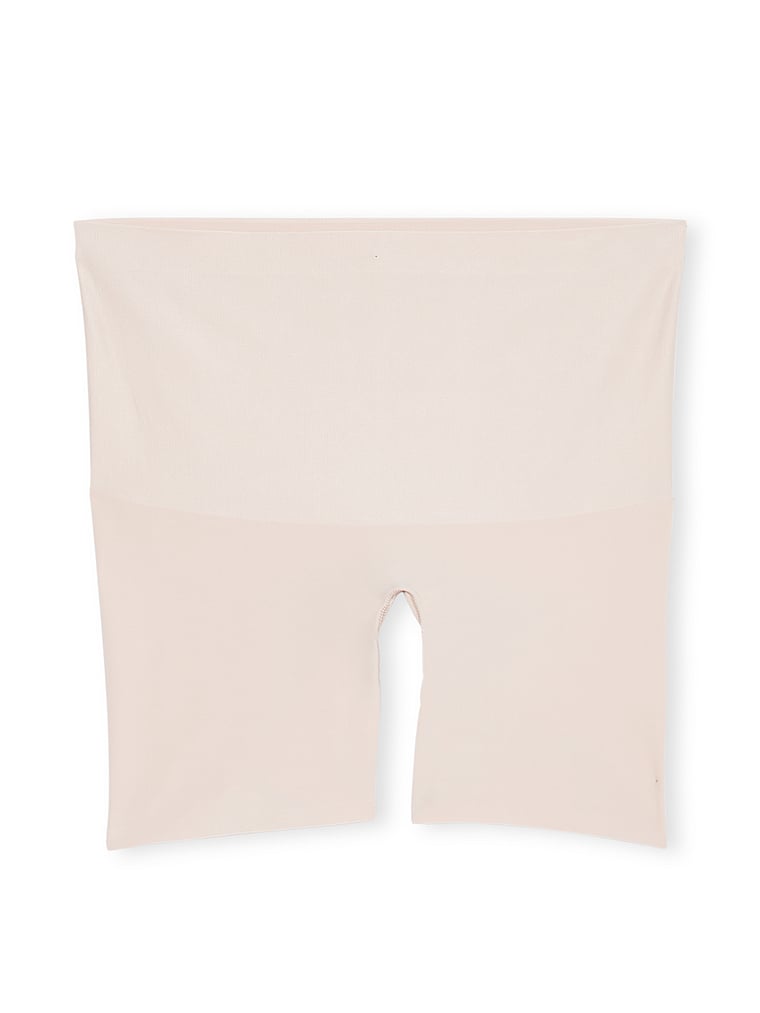 Victoria's Secret, Body by Victoria SmoothingShimmer™ Shorts, Marzipan, offModelFront, 3 of 3