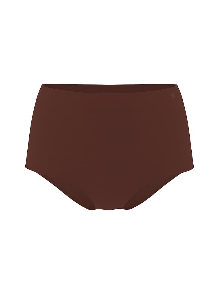 Victoria's Secret, Victoria's Secret Shapewear by Victoria SheerSmoothing™ High-Waist Brief Panty, Ganache, offModelFront, 4 of 4