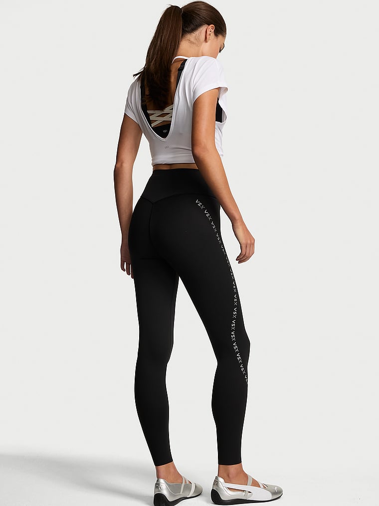Victoria's Secret, VSX VSX Elevate™ Legging, Vsx Graphic, onModelBack, 2 of 3 Maia is 5'9" and wears Small