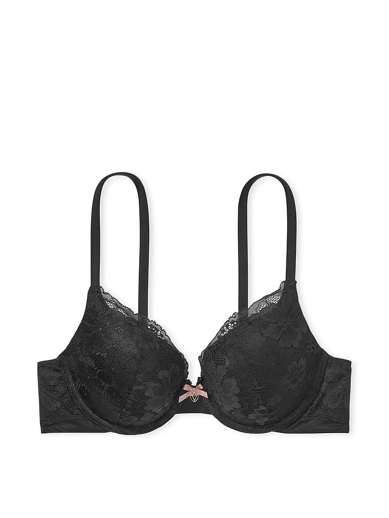 Victoria's Secret Push Up Bra, 34B, Black, Body by Victoria - Import It