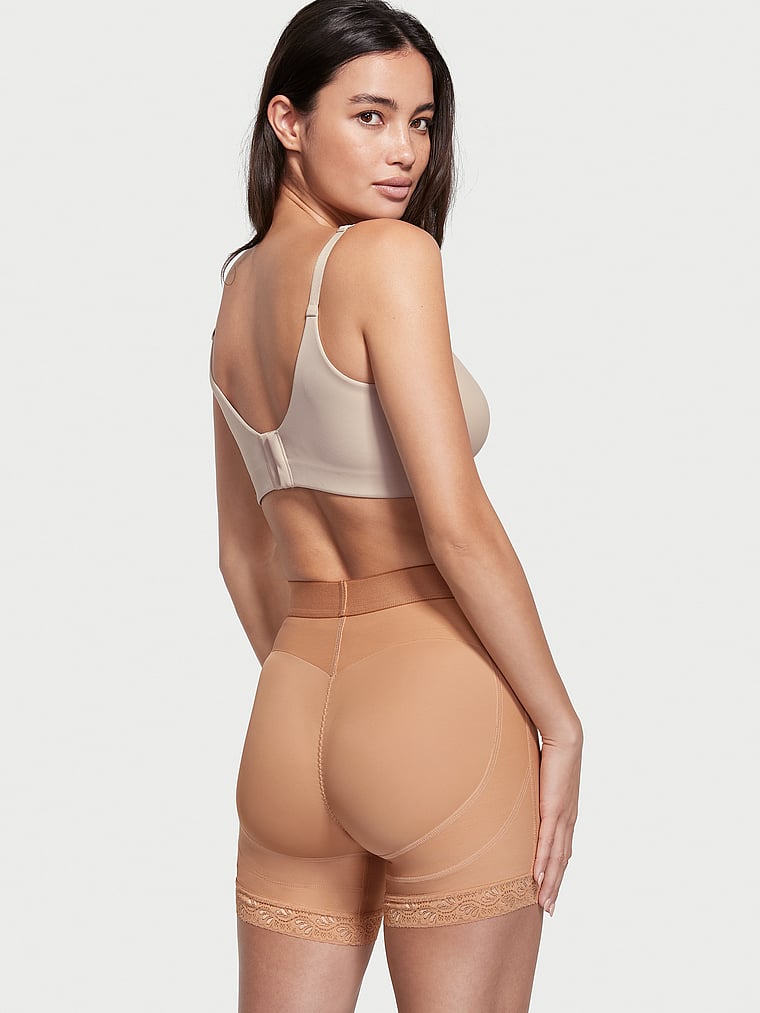 Leonisa Mid-Rise Sculpting Butt Lifter Shaperwear Shorts for Women - Tummy  Control Panties Black at  Women's Clothing store