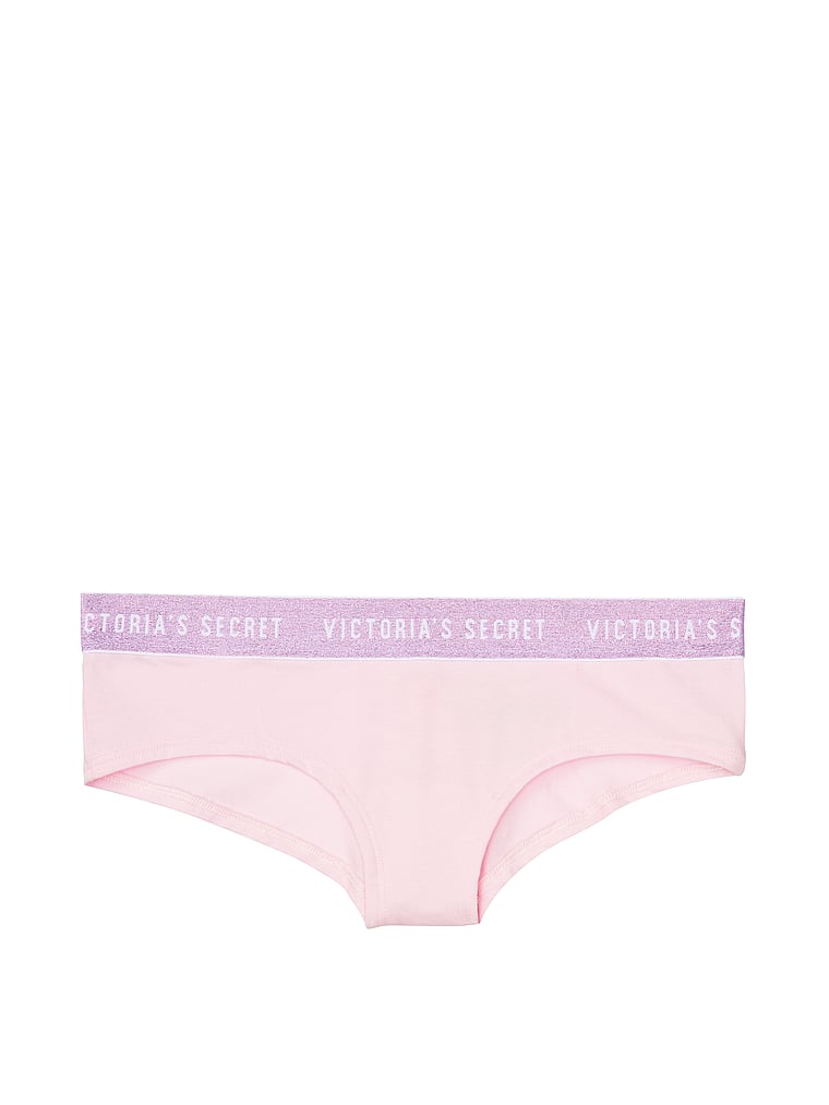 VictoriasSecret Curved-hem Cheeky Panty - 11157408-2SHR