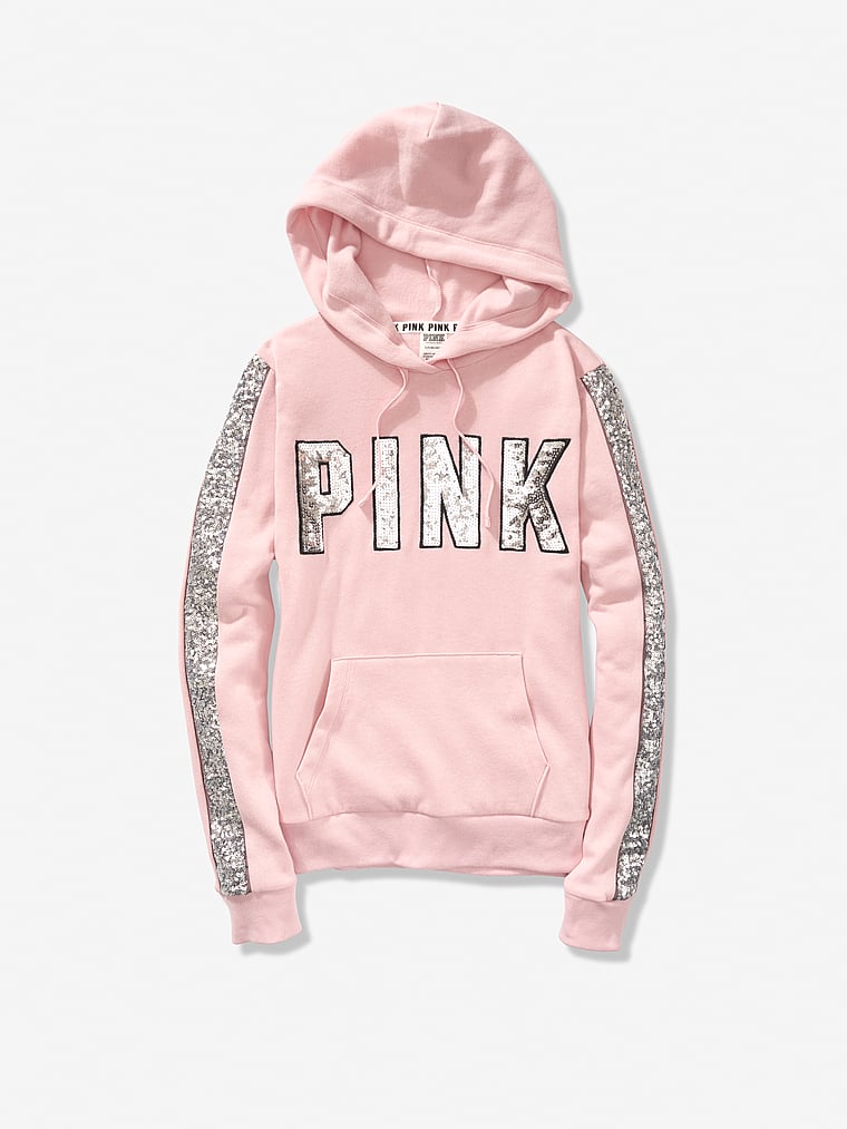 victoria's secret pink sequin sweater