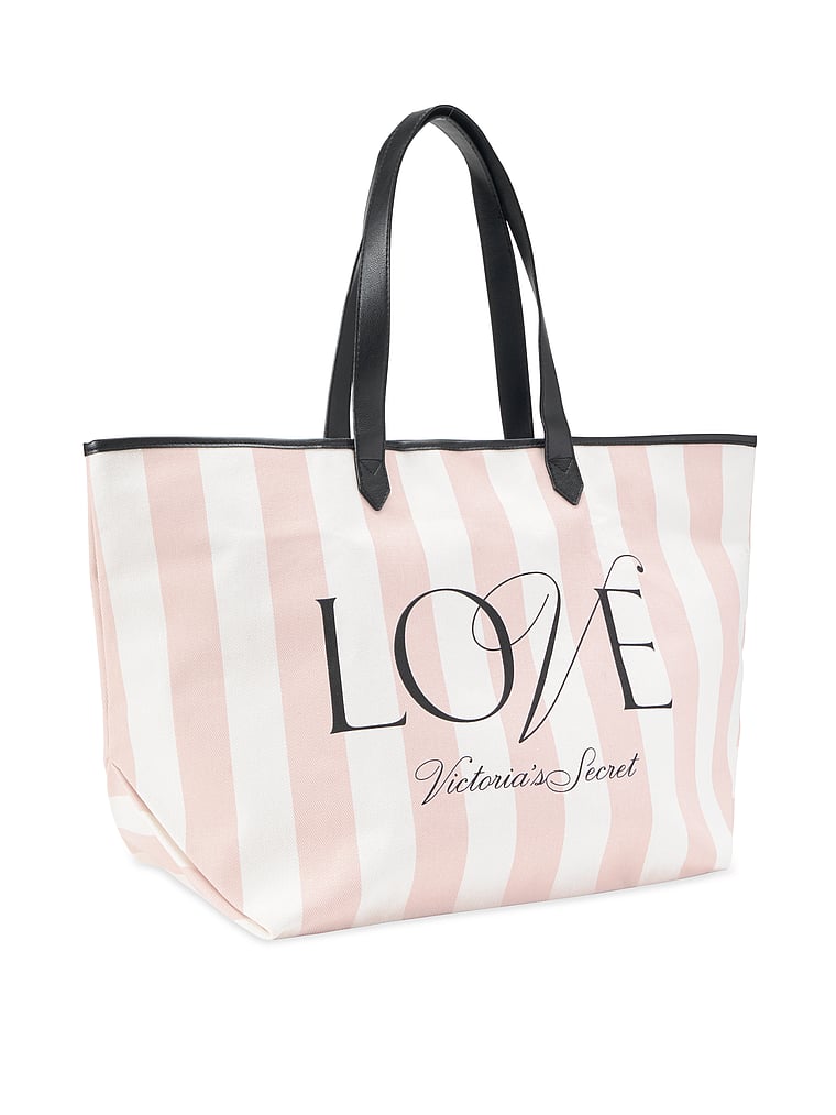 Victoria's Secret Bling Stripe Sequin Carryall Tote with matching Wris –  Aroma Pier Inc