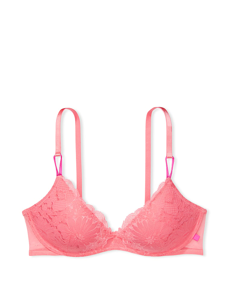 victoria secret lace wireless push up bralette