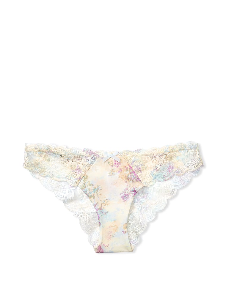 floral lace cheekini panty