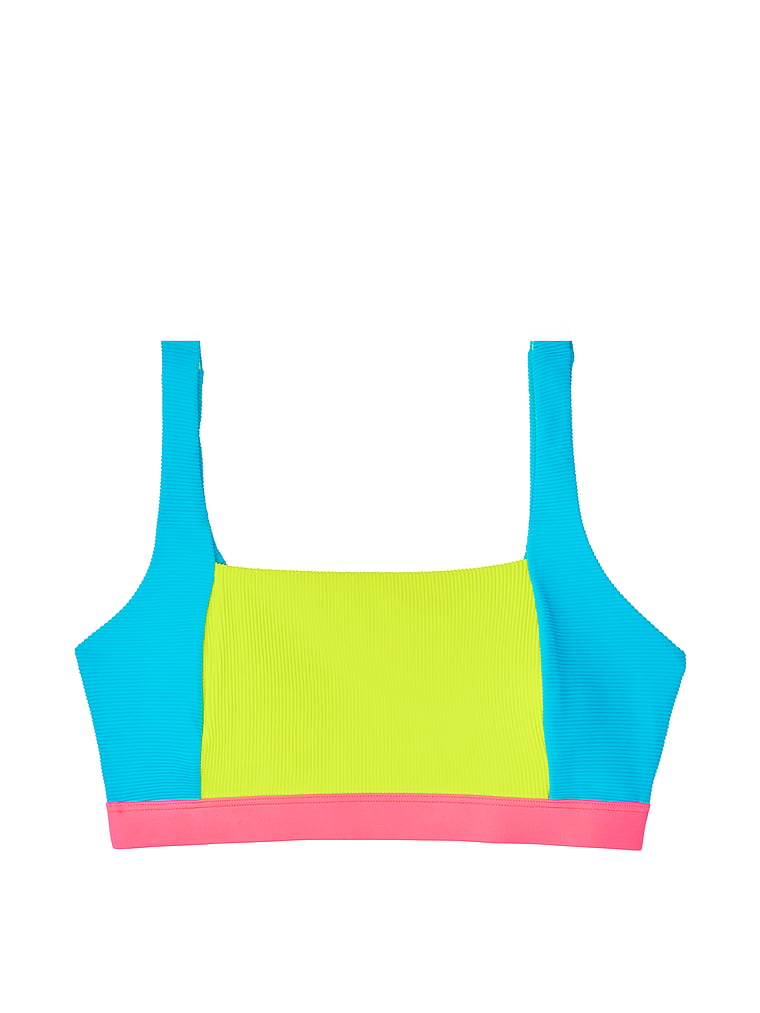 VictoriasSecret D-DD Cup Ribbed Neon Bralette Top. 3