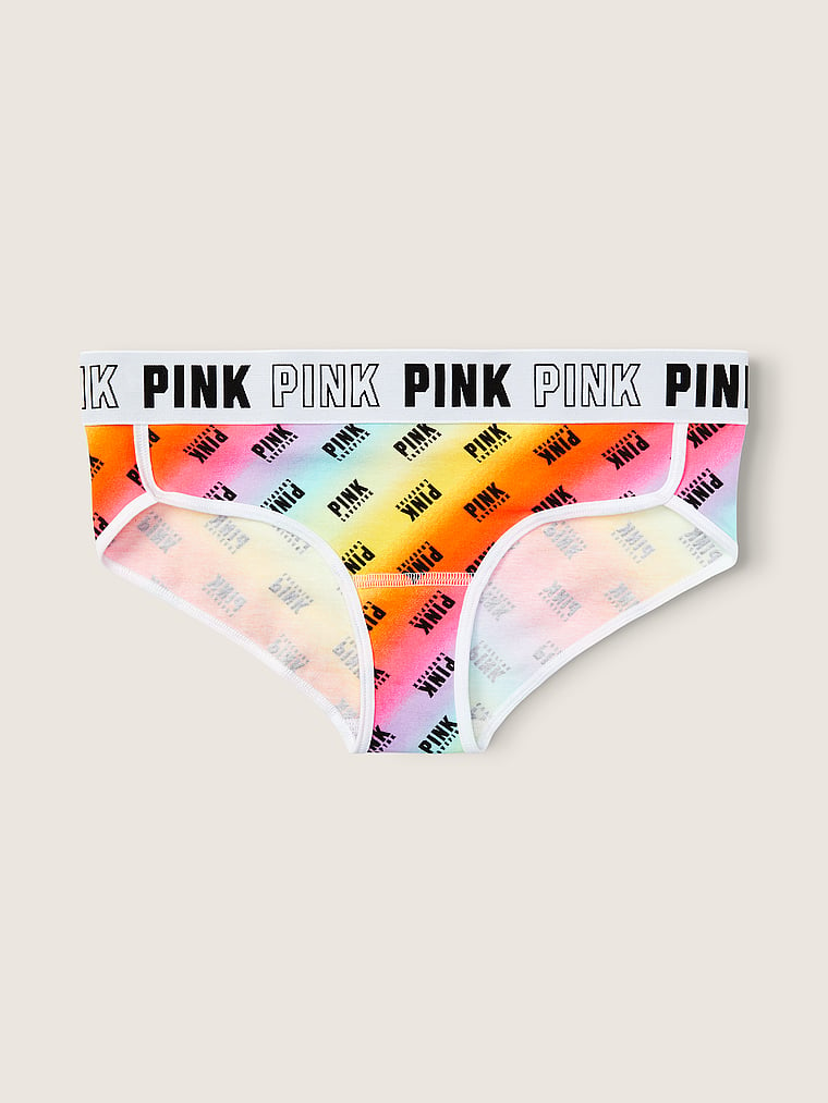 pink logo panties