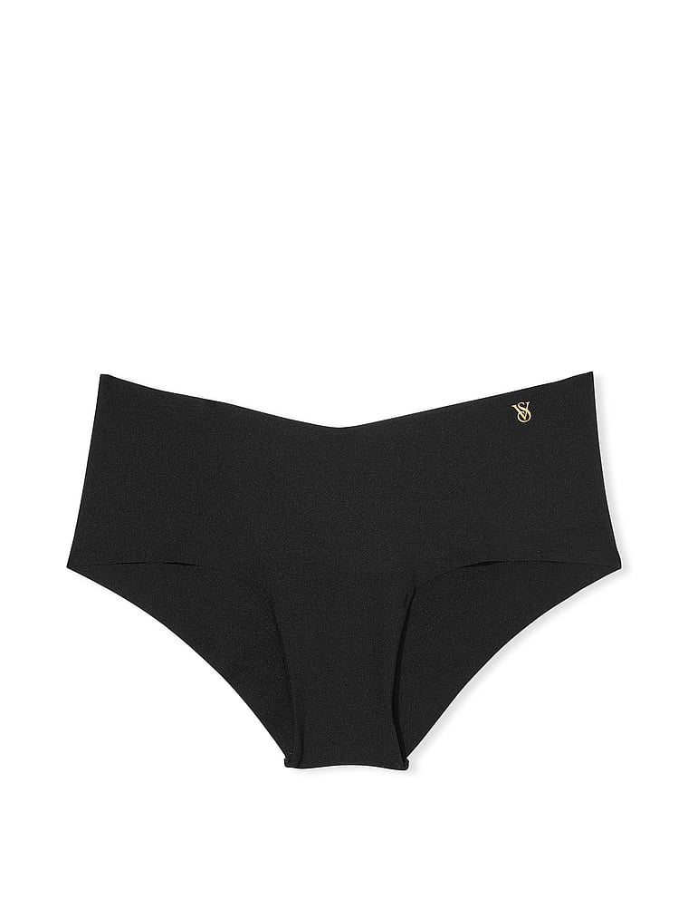 Victoria's Secret No-Show Cheeky Panty, Large, Black/Red