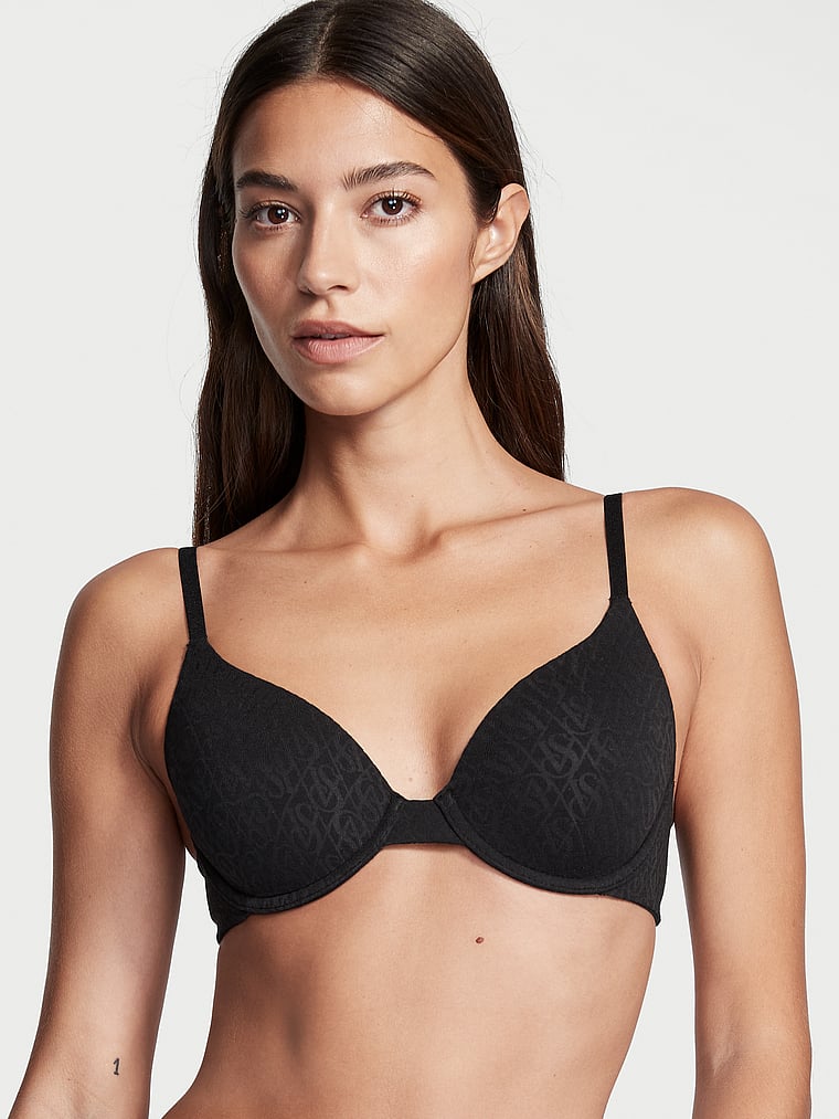 victoria's secret bra with v in middle