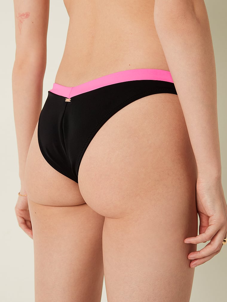 Pink V-Front Itsy Bikini Bottom