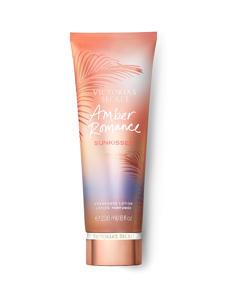 Victoria's Secret new Sunkissed Fragrance Lotion, Amber Romance Sunkissed, offModelFront, 1 of 2