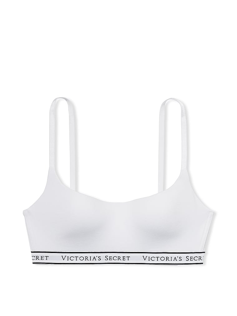 Victoria's Secret Logo Cotton Scoop Bralette