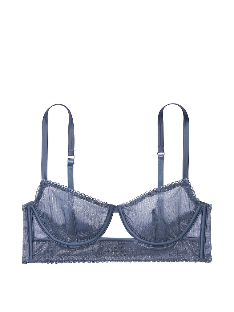 VictoriasSecret Mesh Balconette Bra. 3