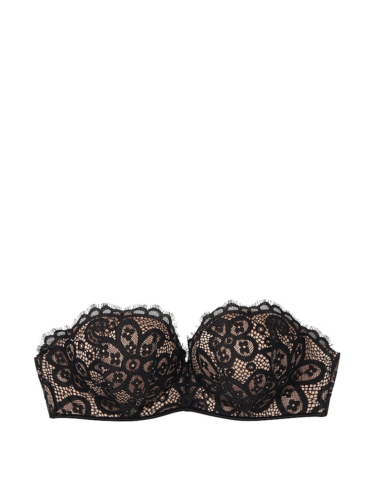 VictoriasSecret Bombshell Add-2-Cups Strapless Push-Up Bra. 2