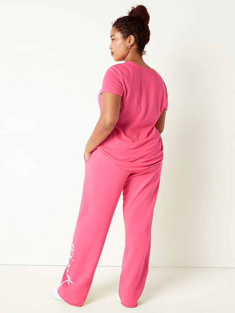 Victoria's Secret Pink Fleece Heritage Sweatpants, Pure Black, Small : Buy  Online at Best Price in KSA - Souq is now : Fashion