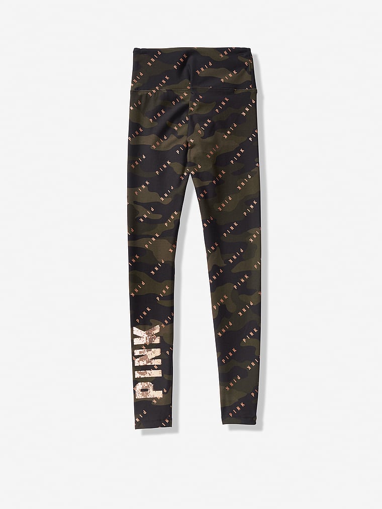 victoria's secret pink camo leggings