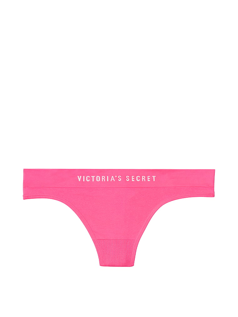 VictoriasSecret Seamless Thong Panty - 11128569-0TJY