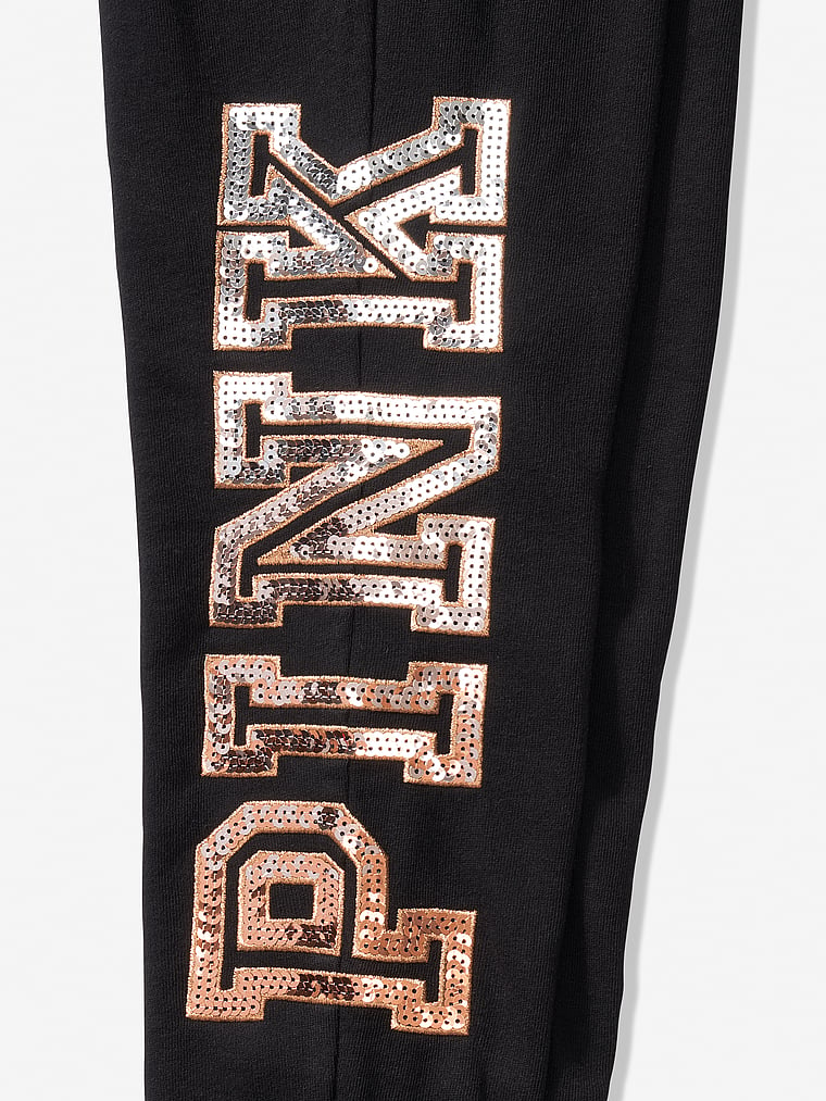 sequin bling skinny jogger