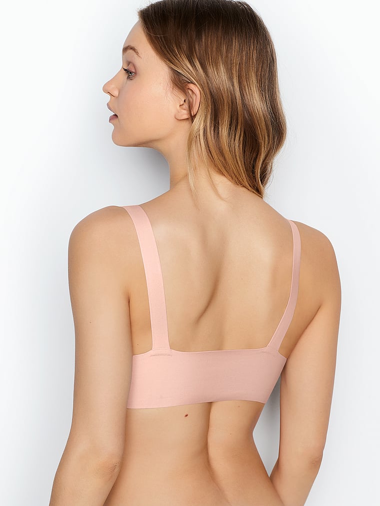 pink seamless push up bra review