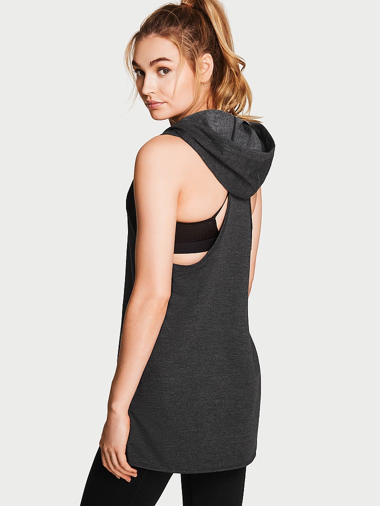 victoria sport sleeveless hoodie