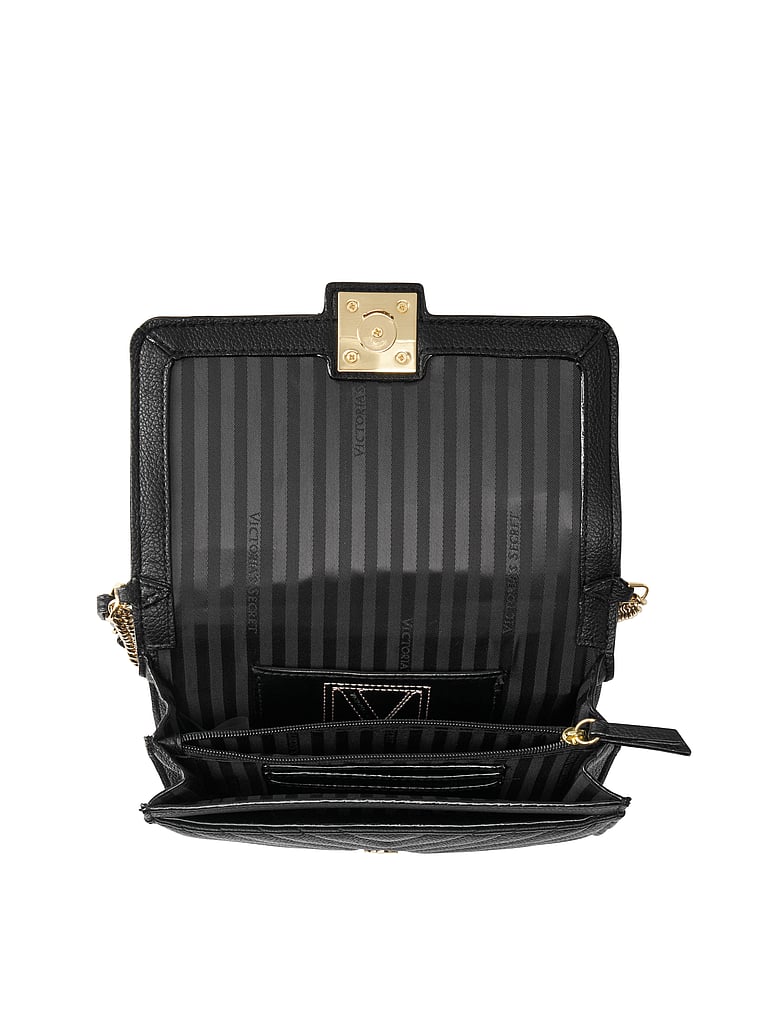 Victoria's Secret Bags | Victoria Secret Black Lily Small Wallet | Color: Black/Gold | Size: Os | Tacianamarcos's Closet