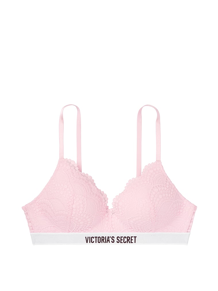 VictoriasSecret Lace Lightly Lined Wireless Bra. 3