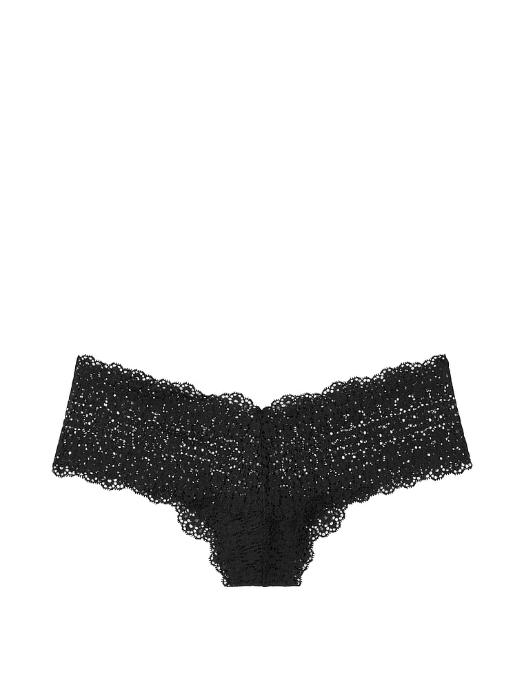 VictoriasSecret Eyelash Lace Cheeky Panty. 1