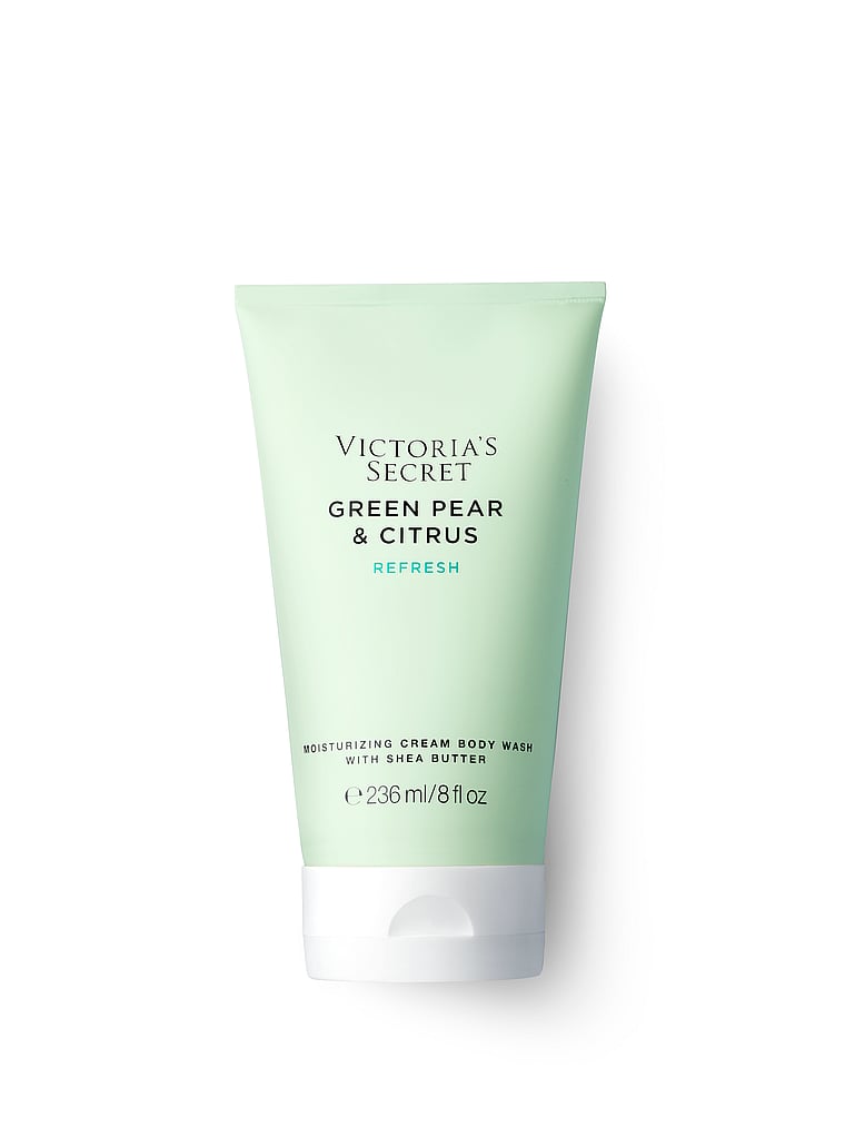 Victoria's Secret Natural Beauty Moisturizing Cream Body Wash, Green Pear & Citrus, offModelFront, 1 of 1