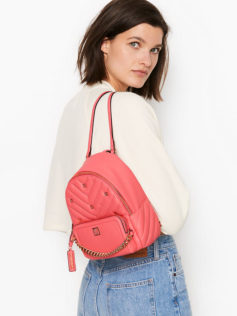 Victoria secret pink top mini backpack