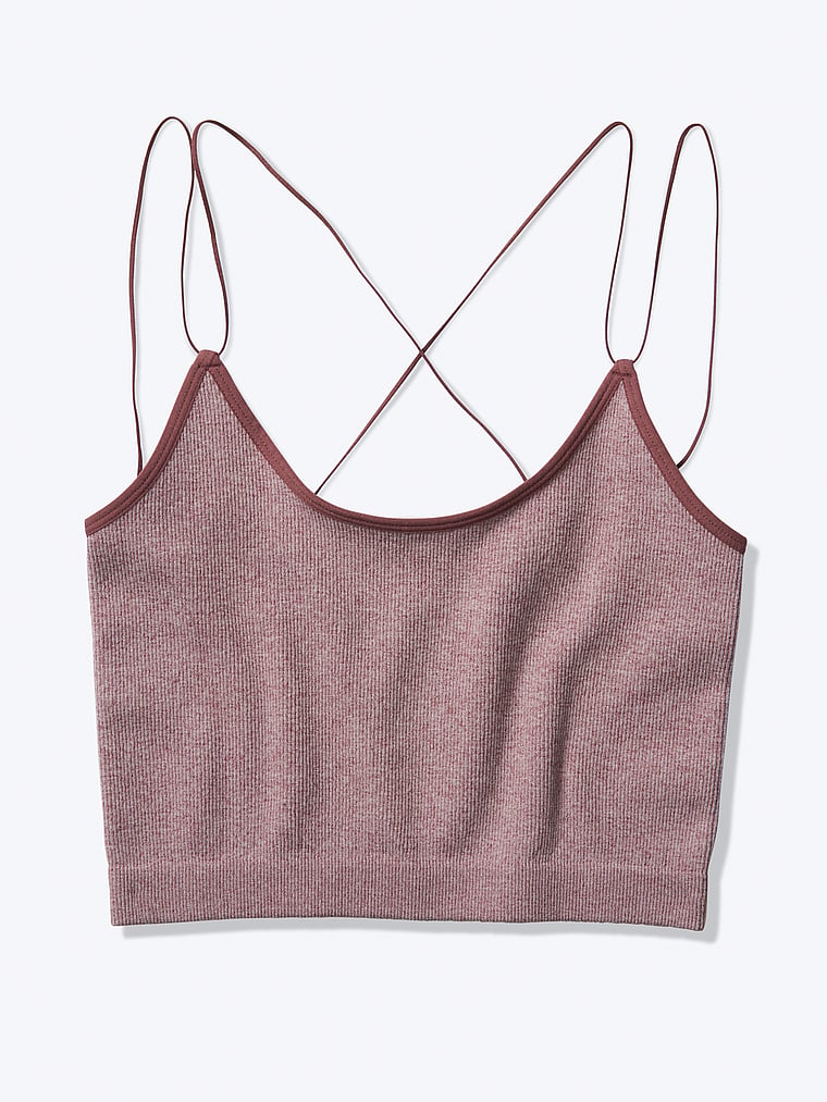 pink cami crop top