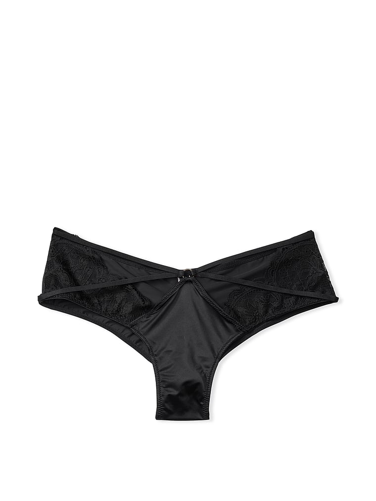 Victoria's Secret Very Sexy Lace String Cheekini Panty, Women's Underwear,  Black (XXL) at  Women's Clothing store